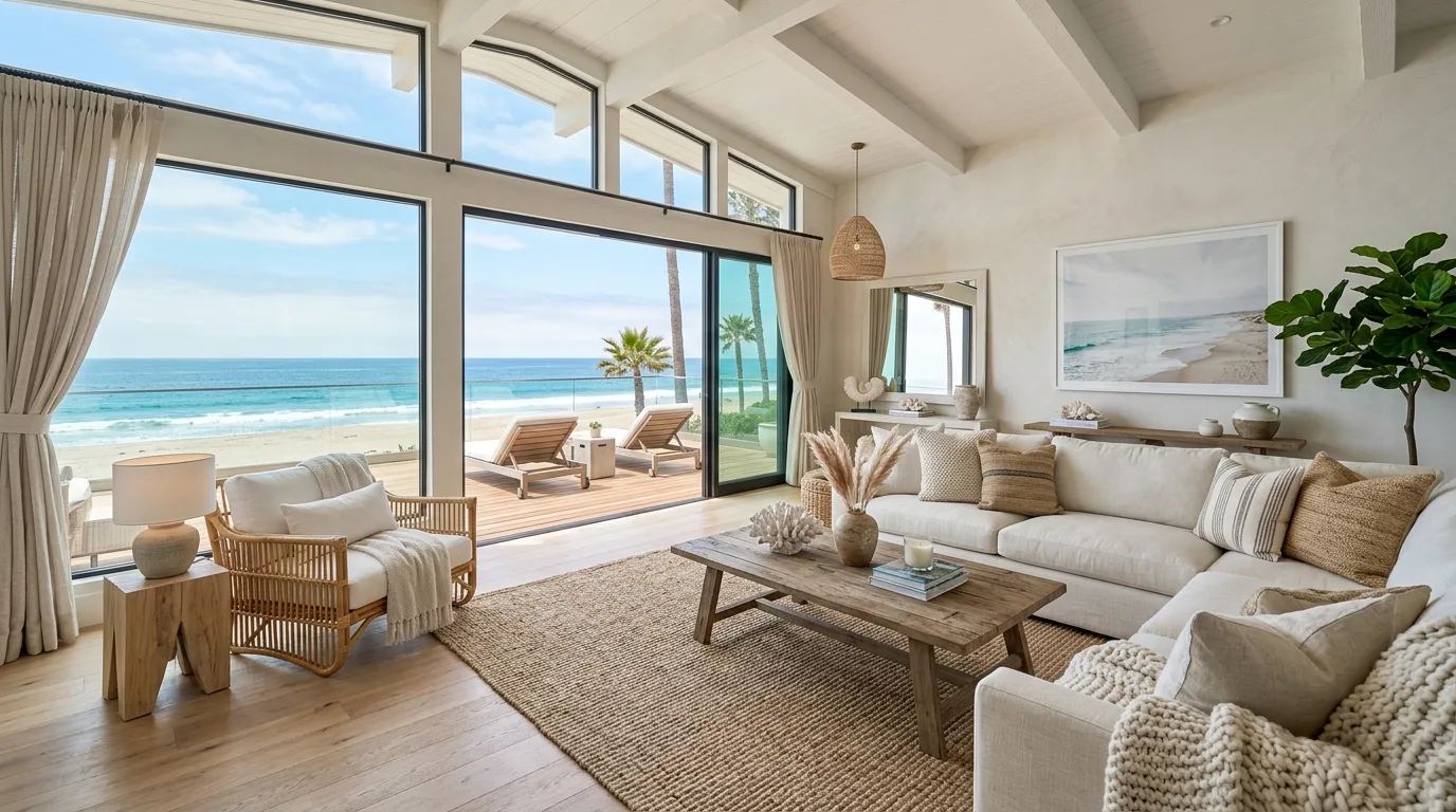 Finish with a home that feels naturally relaxed inspiration for a coastal interior.
